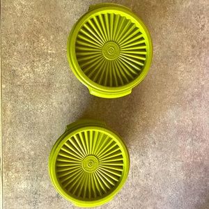 Vintage Tupperware Lidded Bowl x2